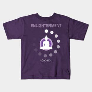 Enlightenment Meditation Yoga Kids T-Shirt